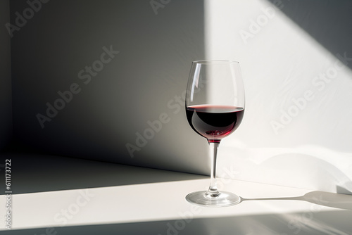 Glass of wine - AI technology
