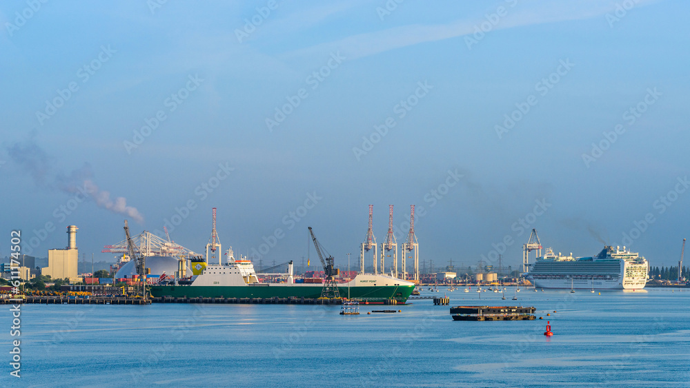 Mayflower Cruise Terminal and Docks in Southampton, Hampshire, England
