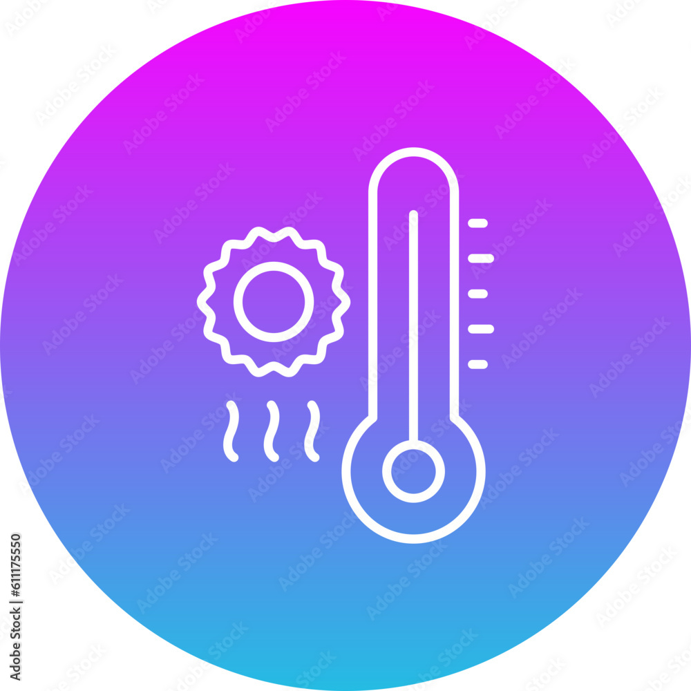 Heat Waves Icon Heat Waves Icon