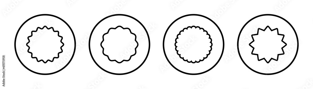 Badge icon set illustration. Awards icon vector. Achieve sign and symbols Badge icon set illustration. Awards icon vector. Achieve sign and symbols