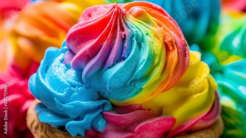 Rainbow Fantasy: Colorful Delight of Sherbet