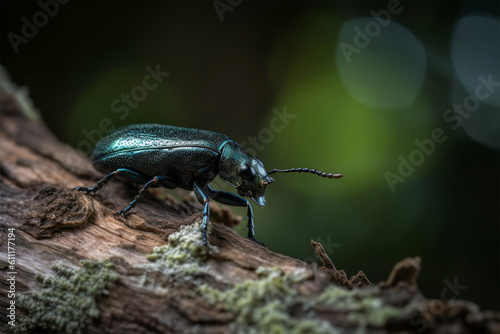 a beetle on a tree trunk © imur
