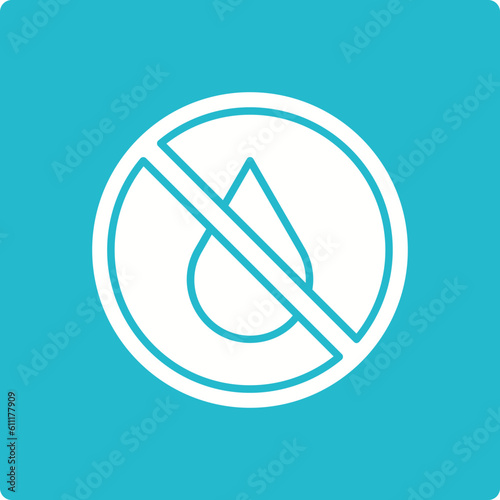 Free Download No Water Icon - GFXLoad