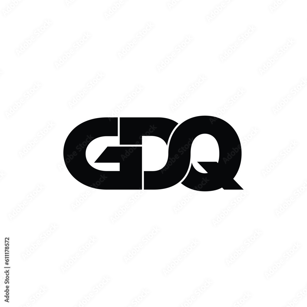 GDQ letter monogram logo design vector GDQ letter monogram logo design vector
