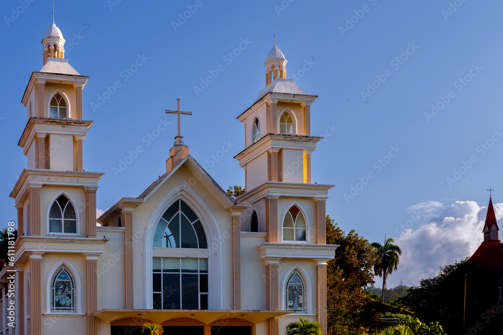 Fototapeta premium A church in Samana, Dominican Republic