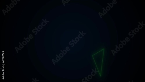 Wallpaper Mural 3d animation, abstract black background with bright glowing neon lines
 Torontodigital.ca