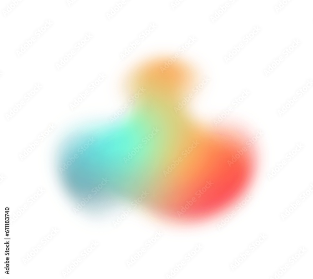 Abstract Blurred Gradient Element