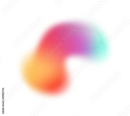 Abstract Blurred Gradient Element
