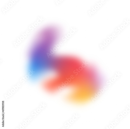 Abstract Blurred Gradient Element