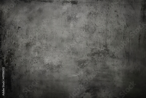 Gray grunge background with scratches created with Generative AI technology