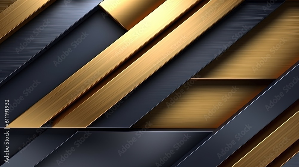 0653. Brass and Pewter Metallic Line Abstract Geometric Background. Generative AI 0653. Brass and Pewter Metallic Line Abstract Geometric Background. Generative AI