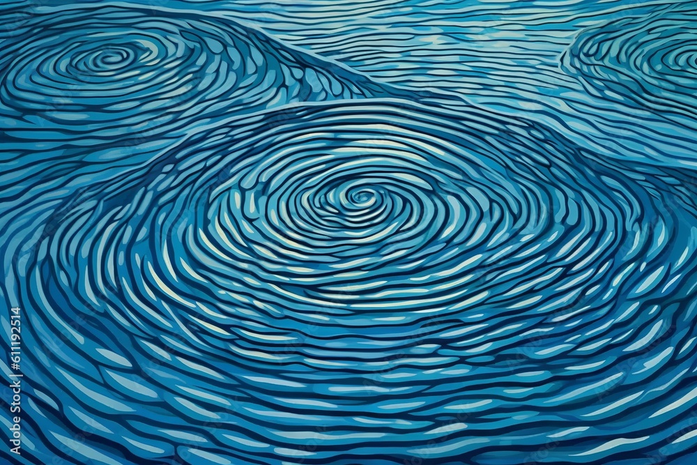 blue water ripples