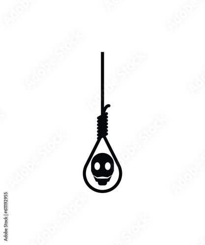 suicide icon, vector best flat icon. photo