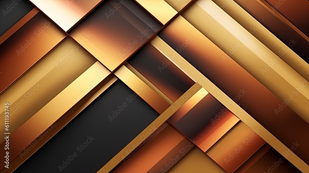 0759. Gilded Gold and Lustrous Gold Line Abstract Geometric Background. Generative AI 0759. Gilded Gold and Lustrous Gold Line Abstract Geometric Background. Generative AI