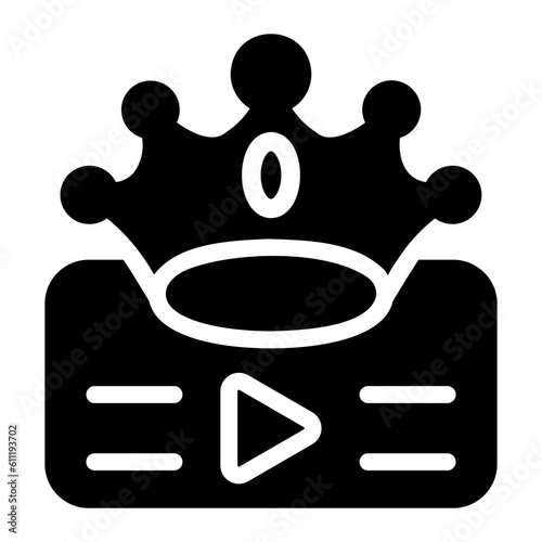 premium content Solid icon