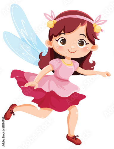 Cute Fairy Princess Cartoon Character