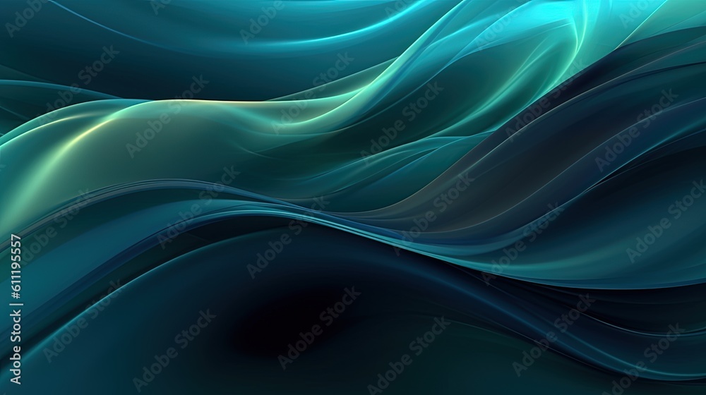 0919. Midnight Teal and Graphite Gray Digital Wave Background. Generative AI 0919. Midnight Teal and Graphite Gray Digital Wave Background. Generative AI