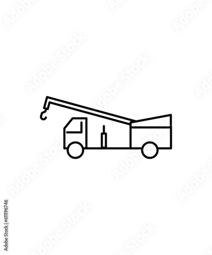 crane icon, vector best line icon.