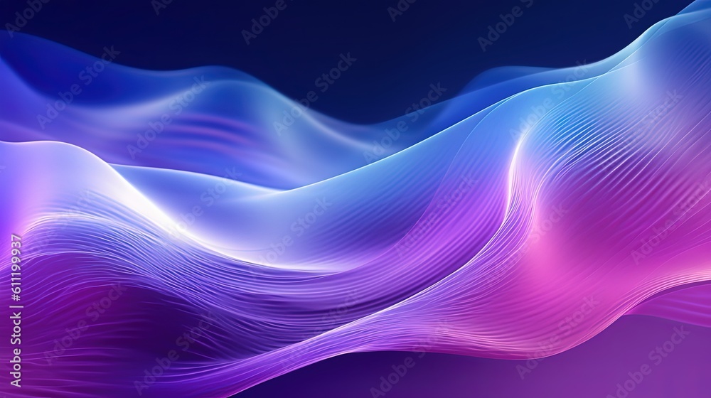1223. Vibrant Purple Digital Wave Background. Generative AI 1223. Vibrant Purple Digital Wave Background. Generative AI