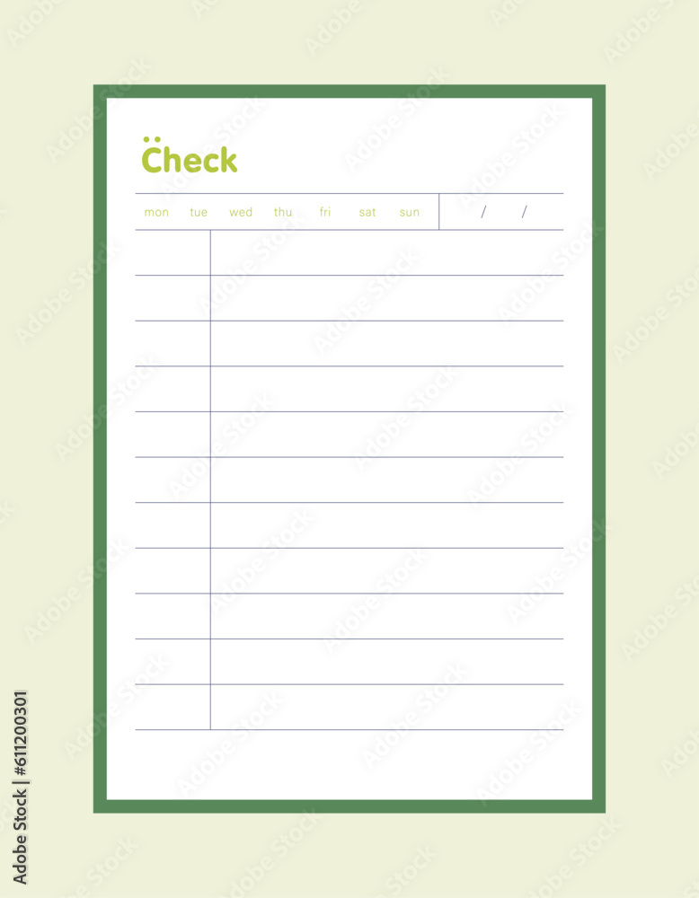 Check planner. Check planner.