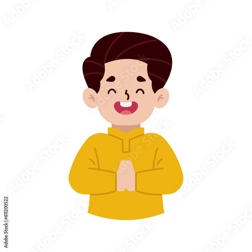 Muslim flat illustration
