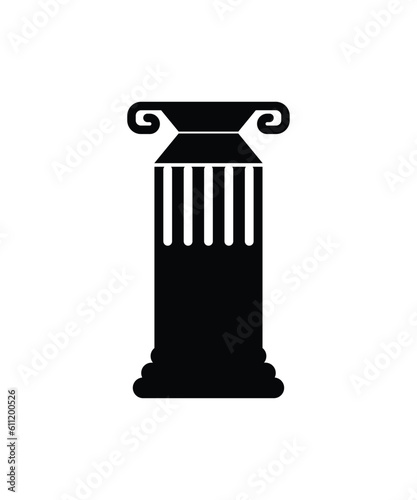 column icon, vector best flat icon. photo