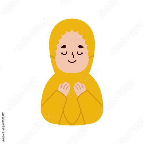 Muslim flat illustration
