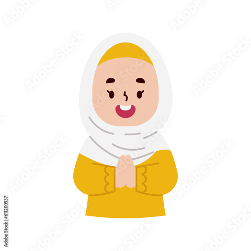 Muslim flat illustration