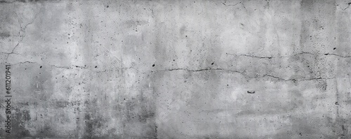 Gray grunge concrete wall abstract texture background created with Generative AI technology