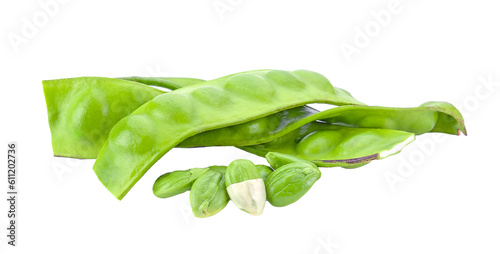 Bitter bean on transparent png photo