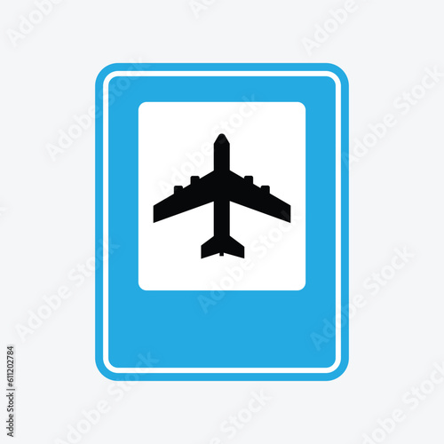 airplane sign