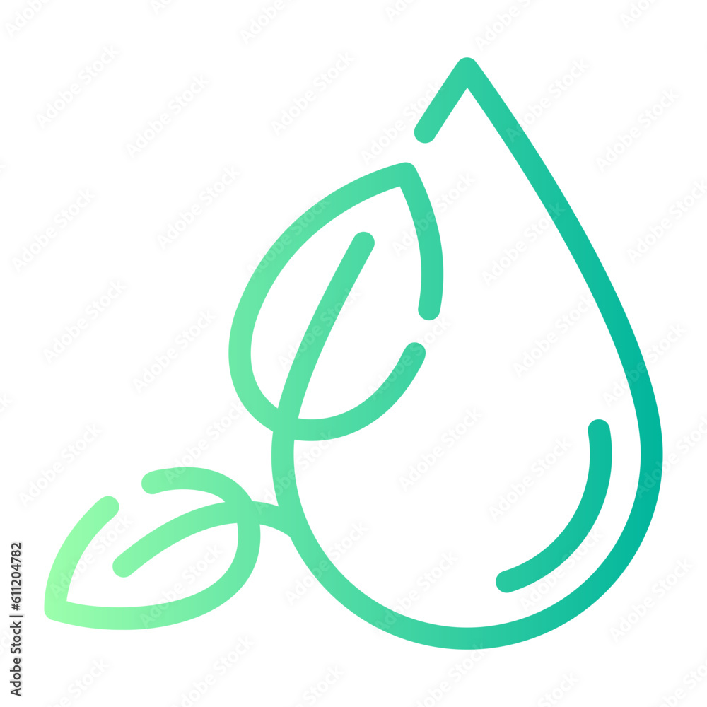 Obraz premium water Line Gradient Icon