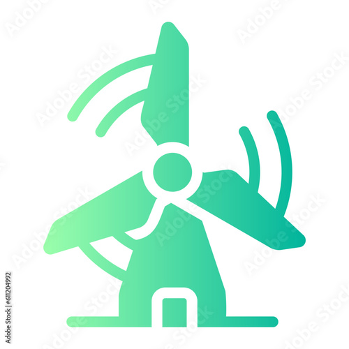 windmill Gradient icon