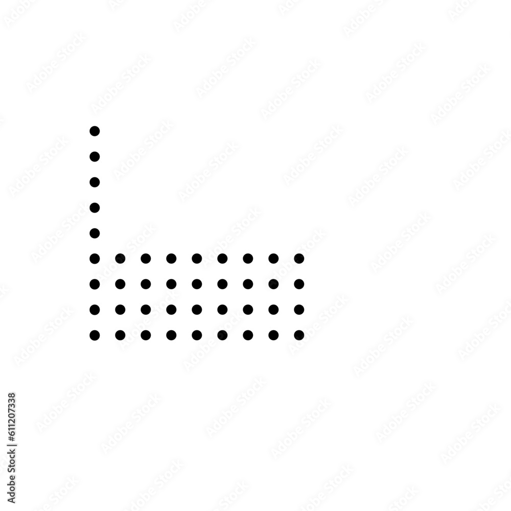 Geometric Shape Dotted Illustration Geometric Shape Dotted Illustration