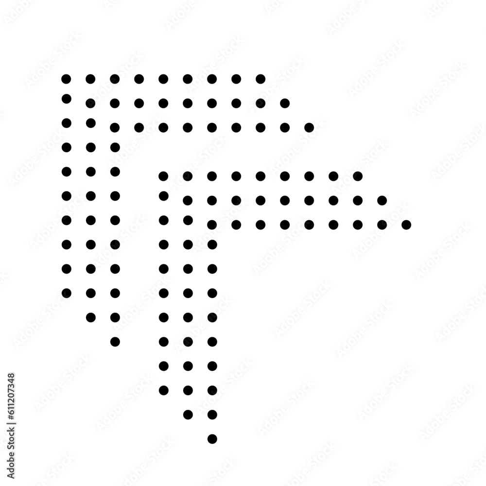 Geometric Shape Dotted Illustration Geometric Shape Dotted Illustration
