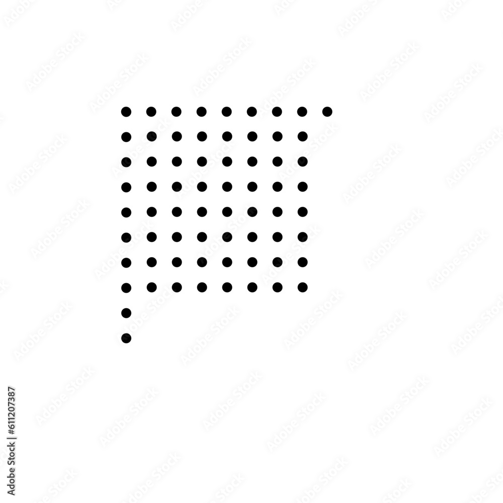 Geometric Shape Dotted Illustration Geometric Shape Dotted Illustration