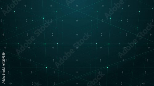 Network data icon people connect digital technology