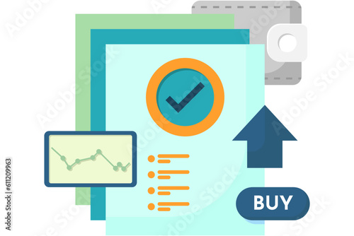 proof of purchase of shares. Documents for purchasing company shares