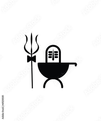 lord shiva icon, vector best flat icon.