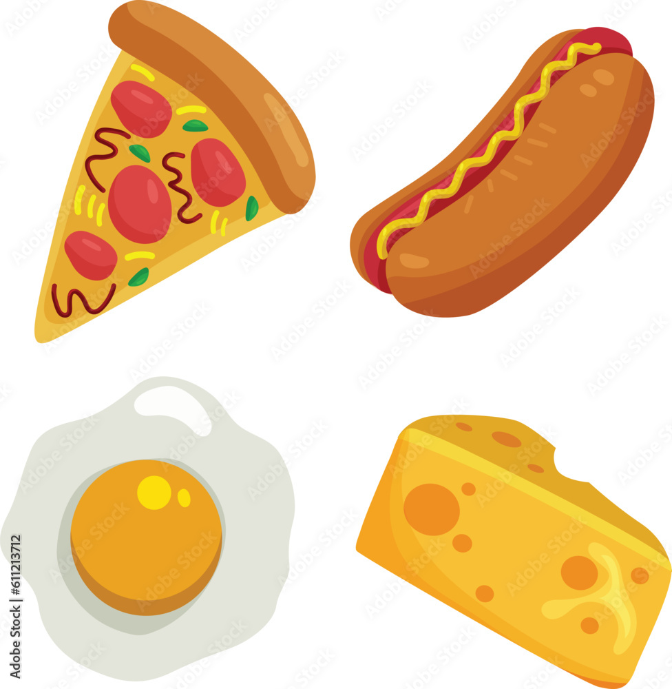 junk food and snack junk food and snack