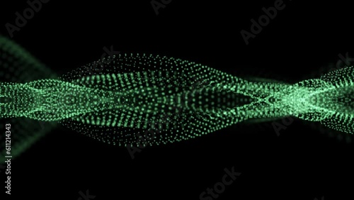 Animation cyber or technology background.