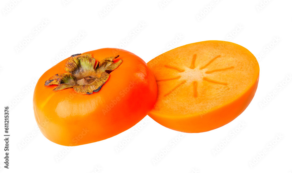 fresh ripe persimmons isolated on transparent png fresh ripe persimmons isolated on transparent png
