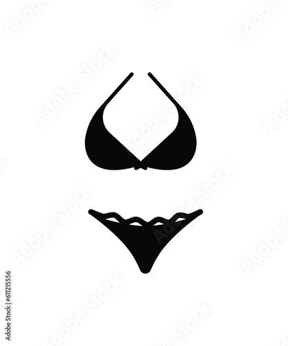 bra and panty icon, vector best flat icon.