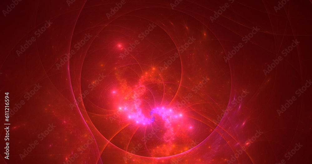 Fototapeta premium 3D rendering abstract technology fractal background
