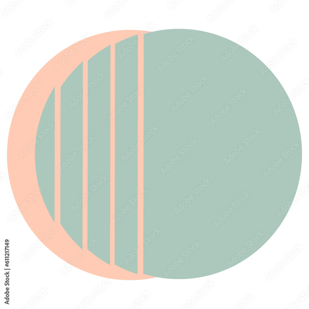 Memphis Overlapped Slices and Circle Memphis Overlapped Slices and Circle