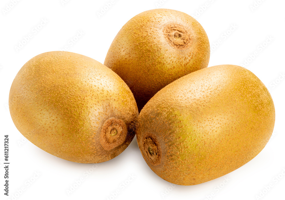 Kiwi fruit on White background, Golden Kiwi isolae on white with clipping path. Kiwi fruit on White background, Golden Kiwi isolae on white with clipping path.
