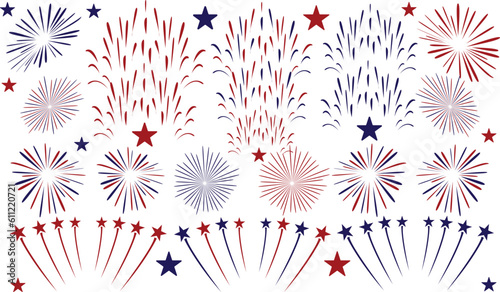 fireworks in the sky