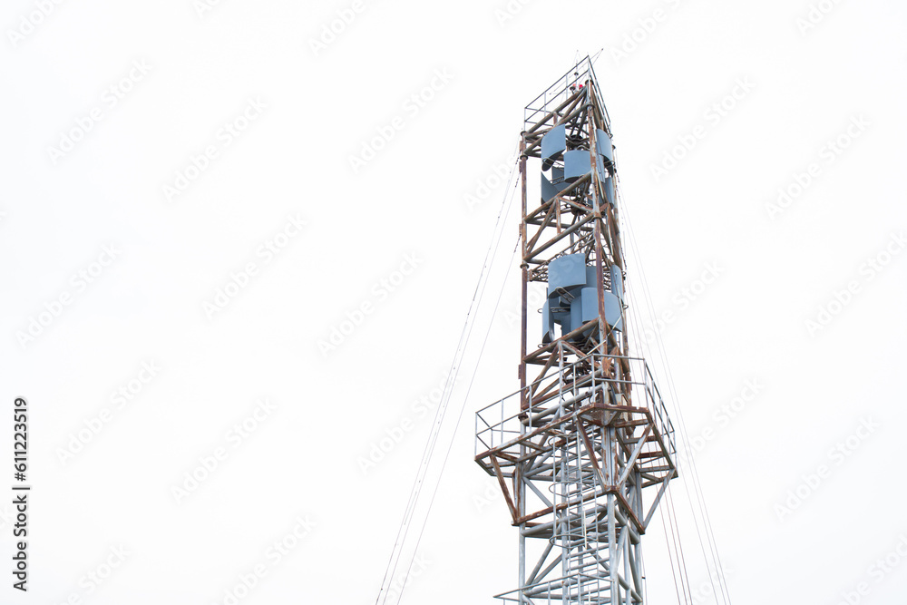 Antennas used to transmit signals in the air. in digital format Antennas used to transmit signals in the air. in digital format