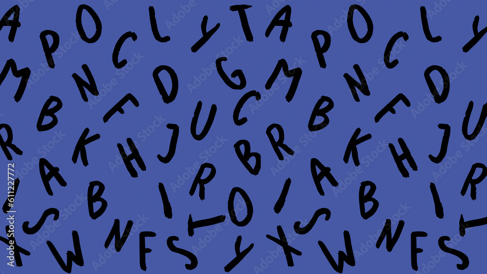 template with the image of keyboard symbols. set of letters. Surface template. purple blue background. Horizontal image. template with the image of keyboard symbols. set of letters. Surface template. purple blue background. Horizontal image.