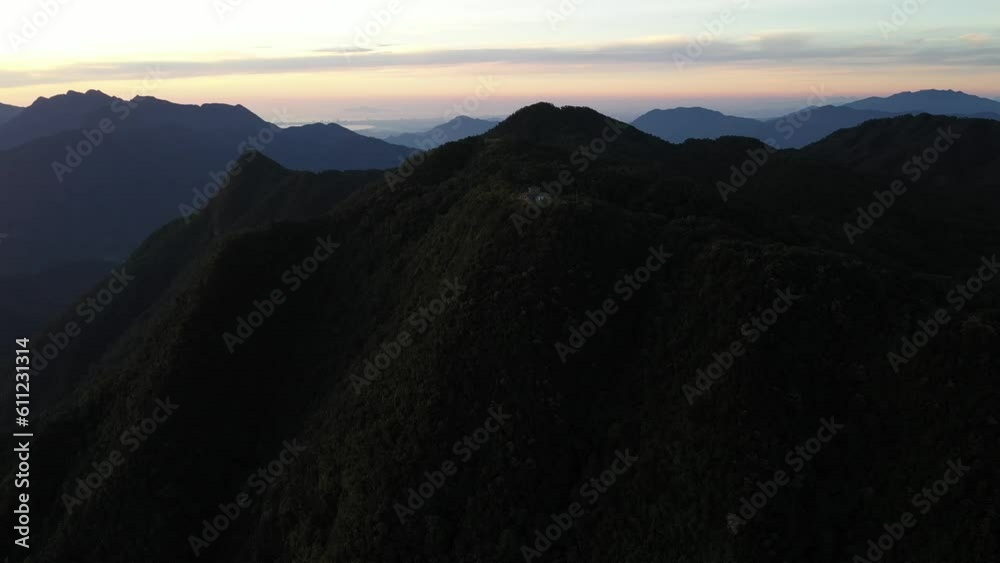 Aerial view on top and from Bach Ma national park, Thua Thien Hue, Vietnam Aerial view on top and from Bach Ma national park, Thua Thien Hue, Vietnam